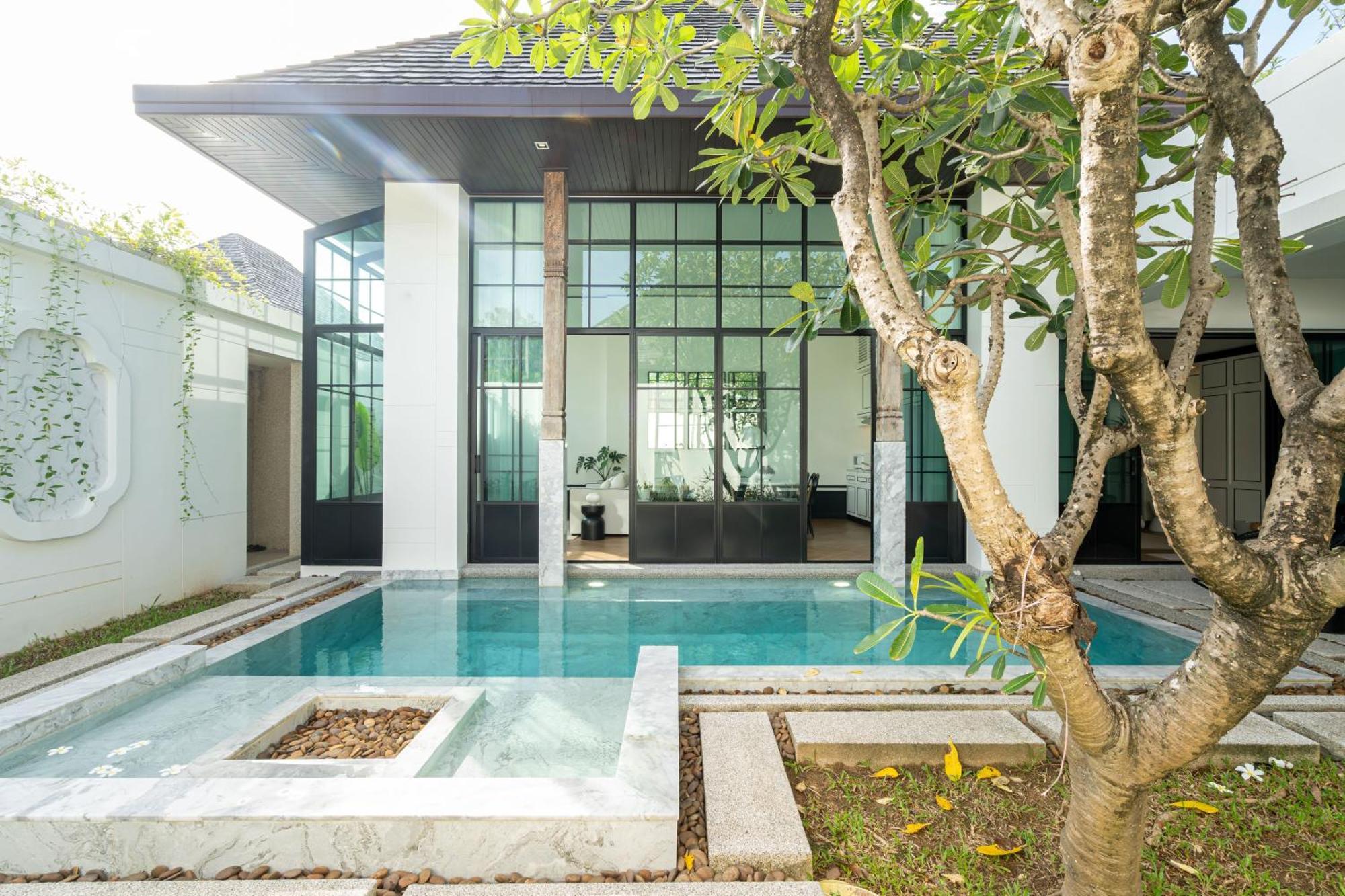 Exquisite Asian Fusion 3Br Pool Villa Mono 10 Ban Pak Lak Ngoại thất bức ảnh
